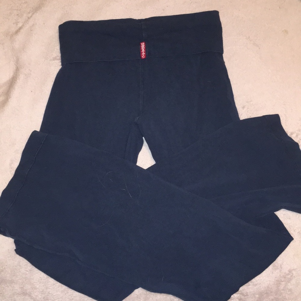 Navy Blue flair Hard tail yoga pants